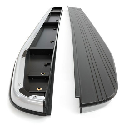 Acessórios de exterior de automóveis Passo lateral de alumínio para carro Tabuleiro de corrida universal prata para Land Rover Range Rover SPORT L494