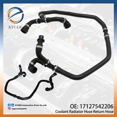 Partidas de automóveis de alta qualidade mangueira de refrigeração do radiador mangueira de retorno 17127542206 1712 7542 206 para BMW N52 E60 E61 E63 E64