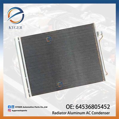 Sistema de refrigeração Radiador AC de alumínio Condensador 64536805452 6453 6805 452 64539350375 para BMW F10 F07 F11 F12 F13 F06 F01