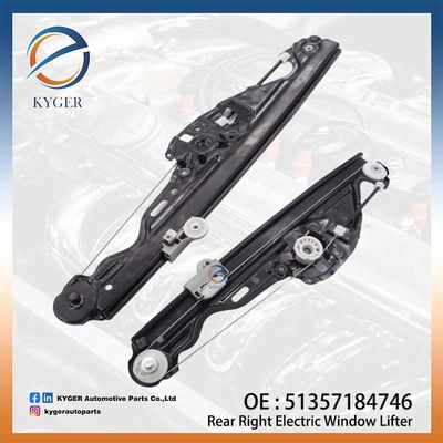 Elevador elétrico de janela traseiro direito 5135 7184 746 51357184746 51357075674 para BMW E60 E61