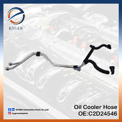 C2D24546 Peças para automóveis Refrigerador de óleo de transmissão Refrigerador de óleo de mangueira de montagem para Jaguar XJ X351