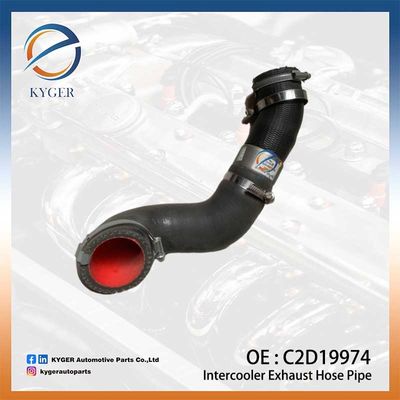 Sistema de refrigeração Intercooler Tubos de escape C2D19974 C2D51924 C2D48909 C2D38491 para Jaguar XJ (X351)